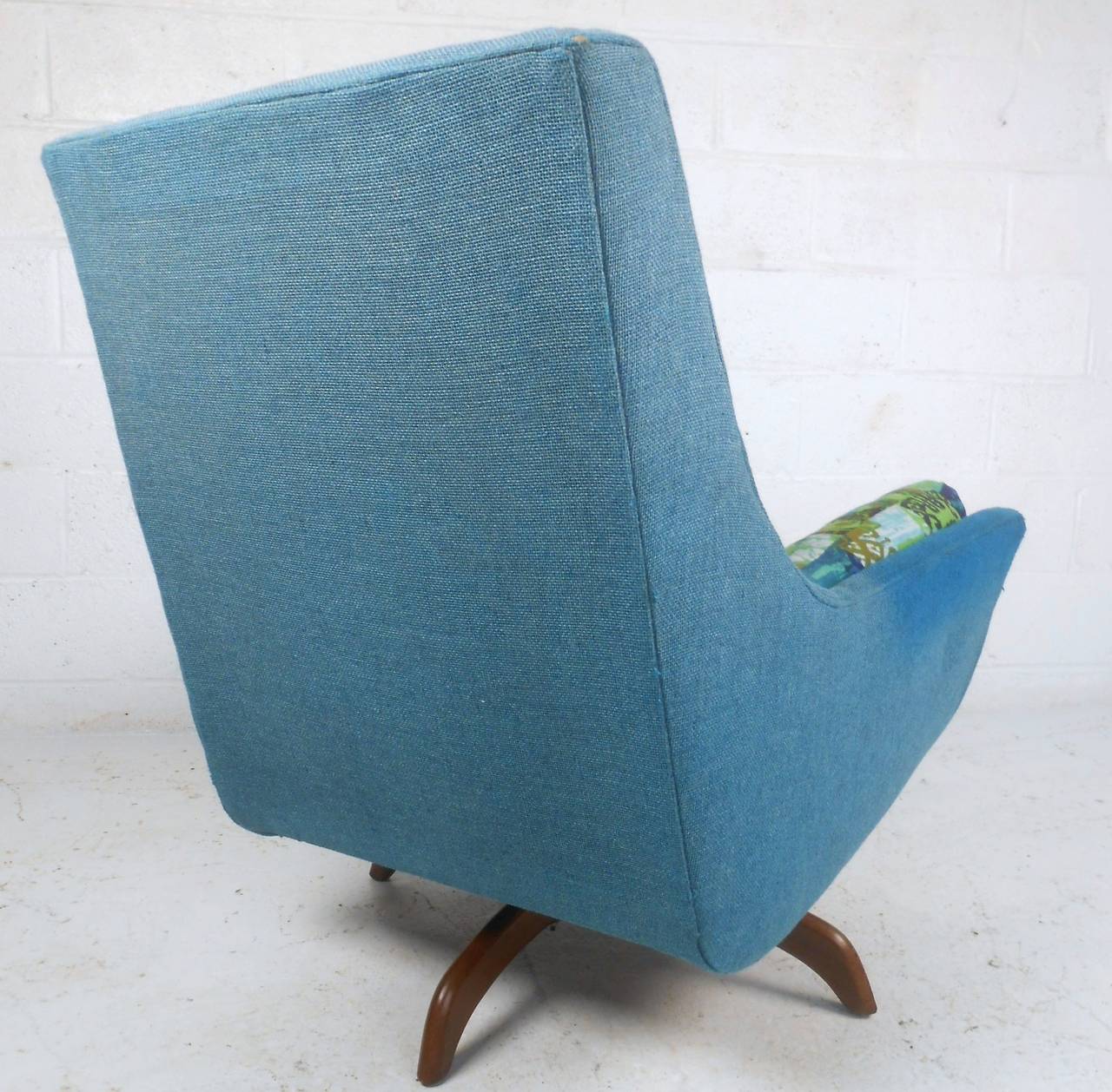 Mid-Century Modern Adrian Pearsall Style Swivel Lounge Chair 1
