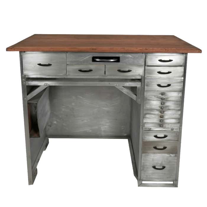 Gorgeous Industrial Metal Watchmaker's Desk at 1stDibs | antique ...