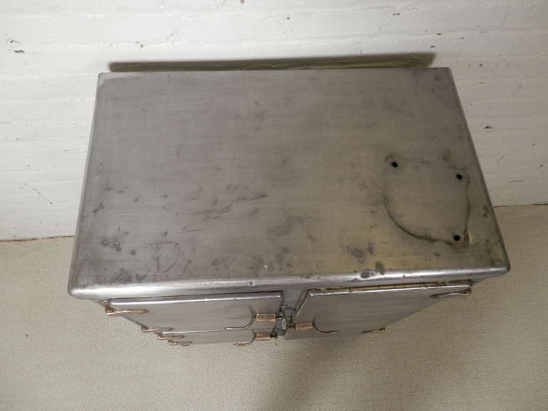 antique metal ice box value