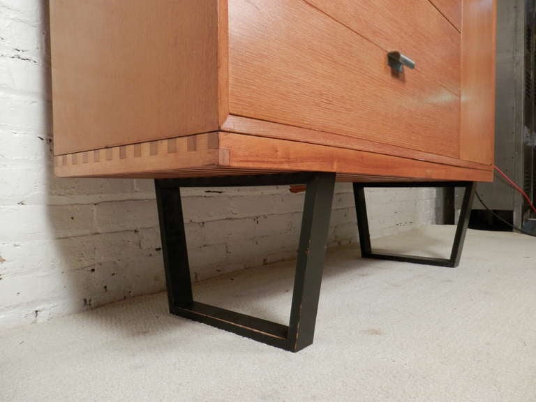 Mid-Century Modern George Nelson Drop Front Bar for Herman Miller