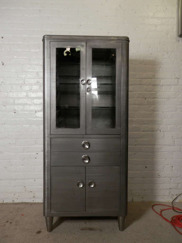 All Original Vintage Mid-Century Supply Cabinet 2