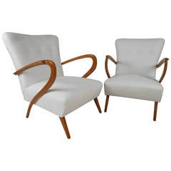 Exquisite Mid-Century Pair of Paolo Buffa Armchairs