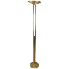 Elegant Standing Brass Torchère