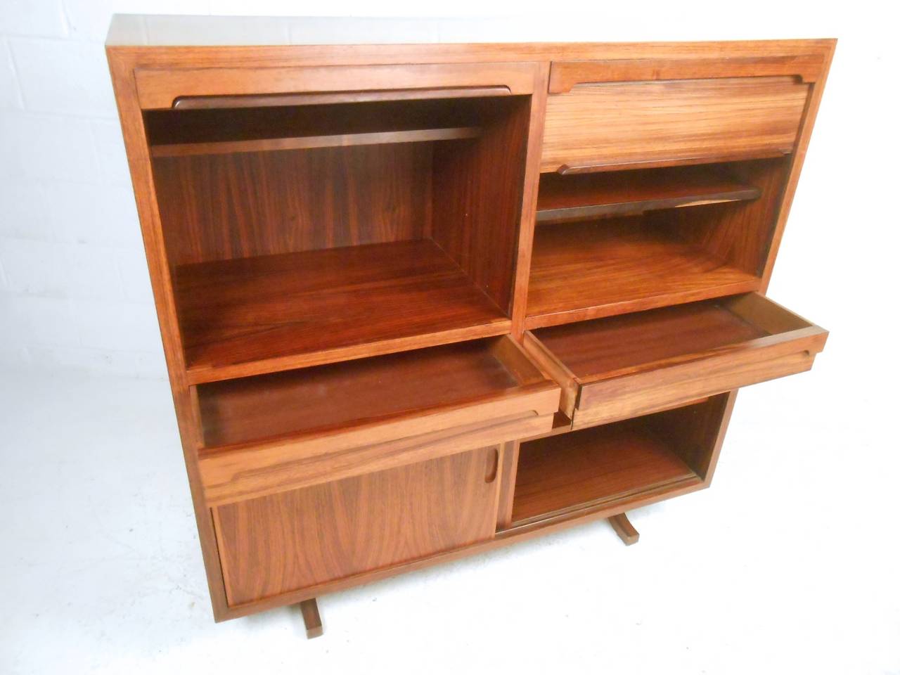 mid century modern bar cabinet