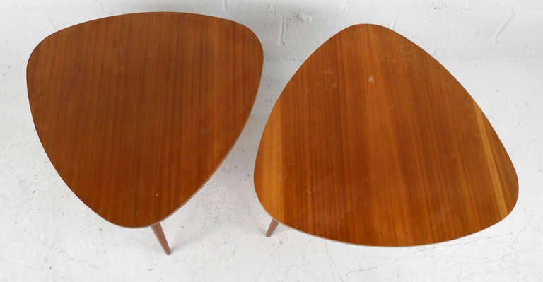 Pair of Scandinavian Modern End Tables In Good Condition In Brooklyn, NY