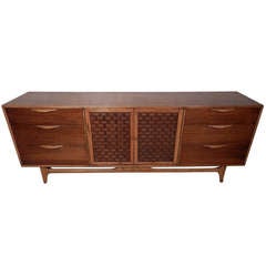 Re-Finished Mid Century Modern Lane Credenza By Warren Church