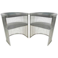 Vintage Modern Warren Platner Style Side Chairs