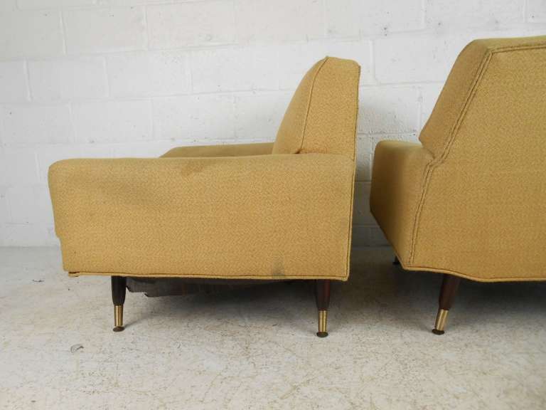 Upholstery Stylish Art Deco Club Chairs