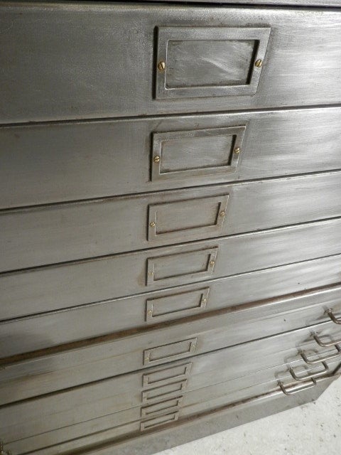 Industrial Metal Flat File Cabinet 1