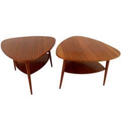 Pair of Scandinavian Modern End Tables