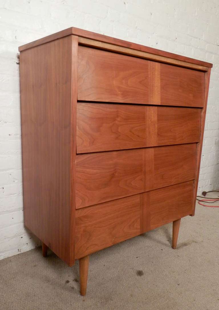 Mid Century Modern Louvered Front, Ward Furniture Manufacturing Company Dresser