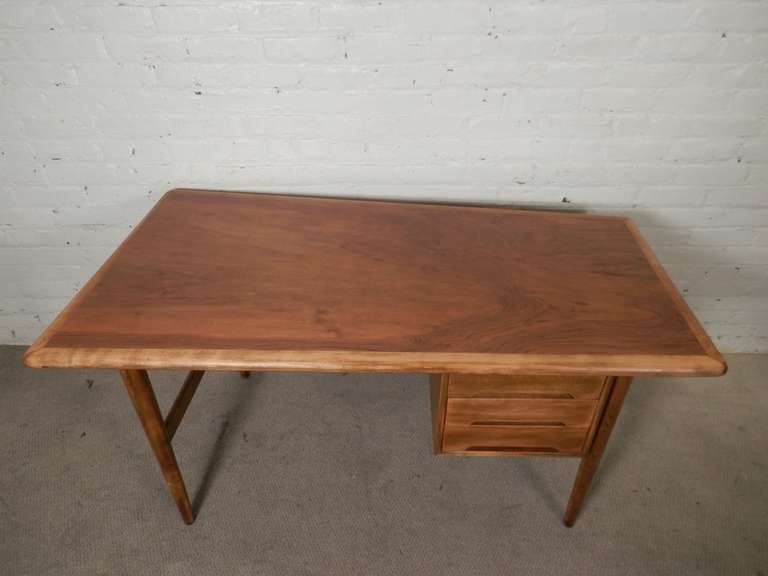 Rare Danish Modern Trapezoid Desk 1
