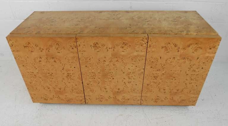 Burl Wood Credenza by Dillingham