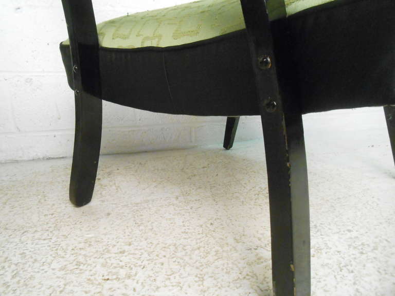Vintage Art Deco Slipper Chairs 2