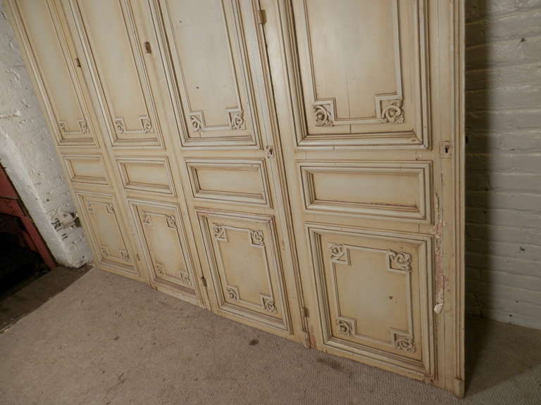 Set of Impressive Mid-Century Modern French Parlour Doors For Sale 1