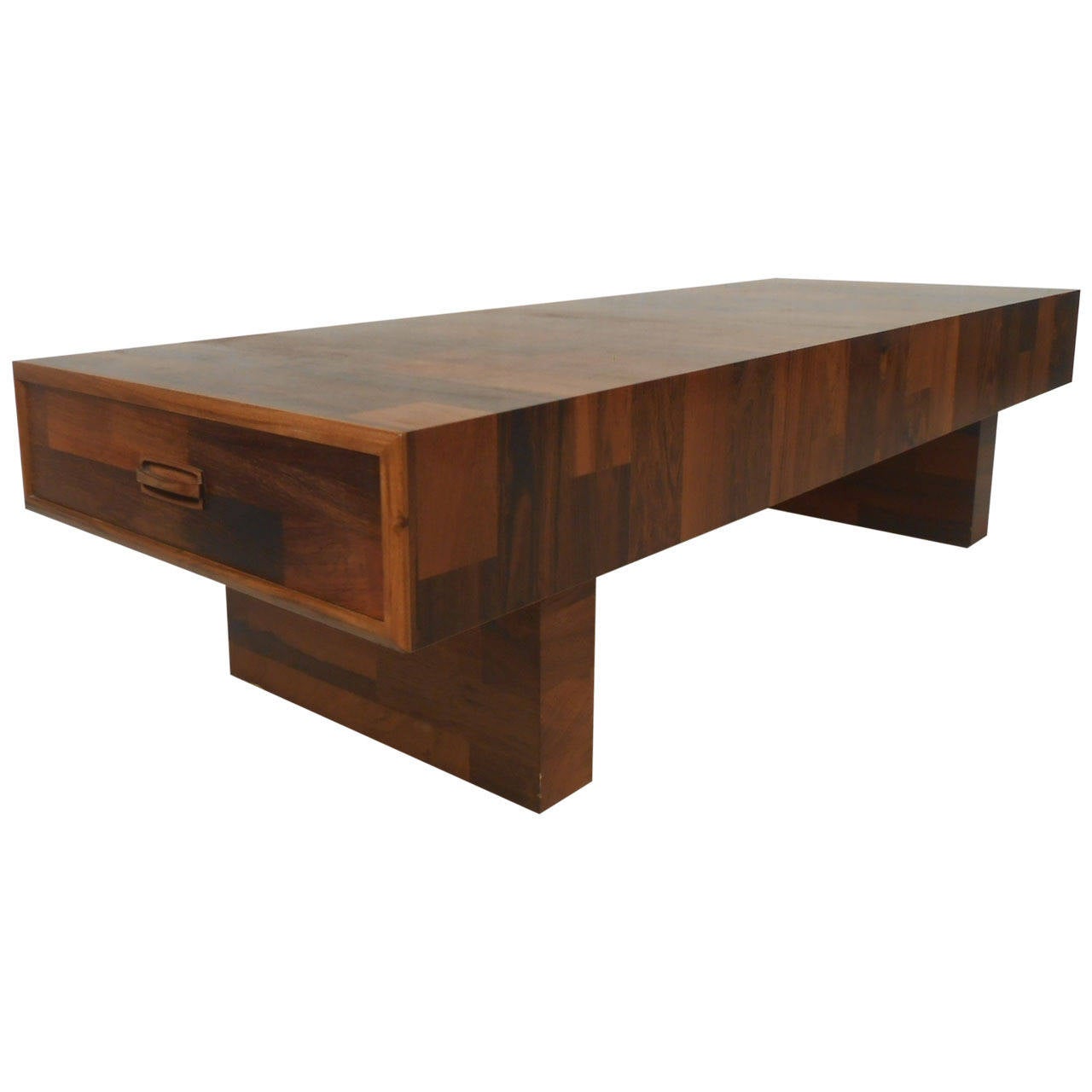Two Drawer Modern Coffee Table at 1stdibs