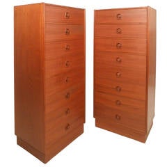 Mid-Century Modern Teak Lingerie Chest 11