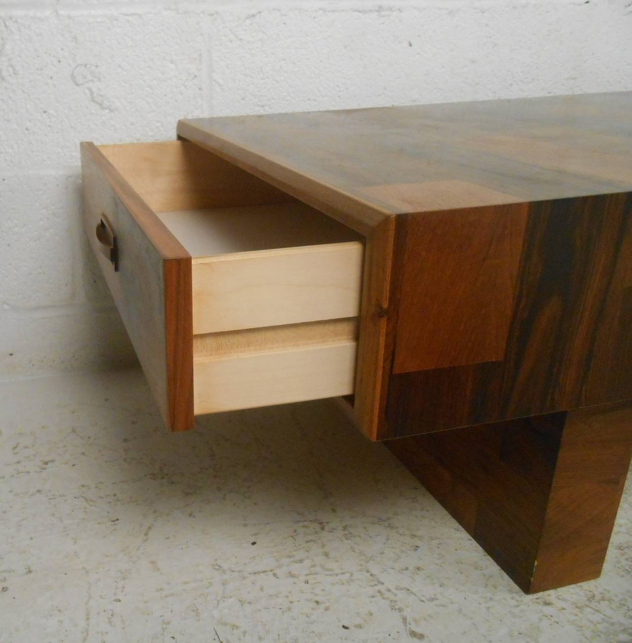 Two Drawer Modern Coffee Table at 1stDibs