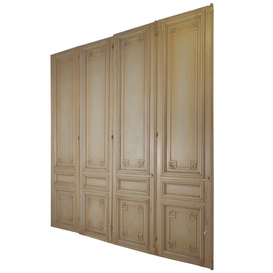 Set of Impressive Mid-Century Modern French Parlour Doors For Sale