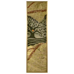Mid-Century Modern Cut Marble Panel