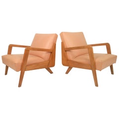 Atomic Modern Lounge Chairs, a Pair