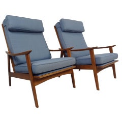 Pair of Mid-Century American Arm Chairs