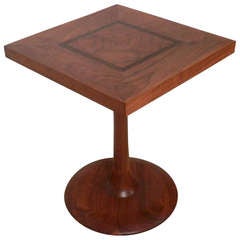 Exquisite Side Table w/ Inlay Pattern