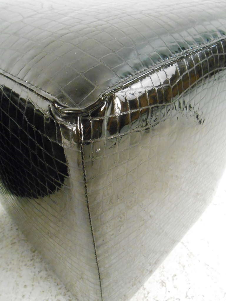 20th Century Pair of Rolling Cube Ottomans