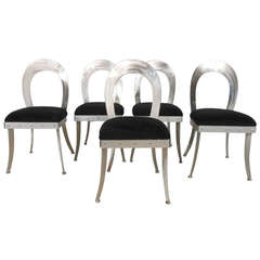Set of Five Mid-Century Modern Contemporary Dining Chairs