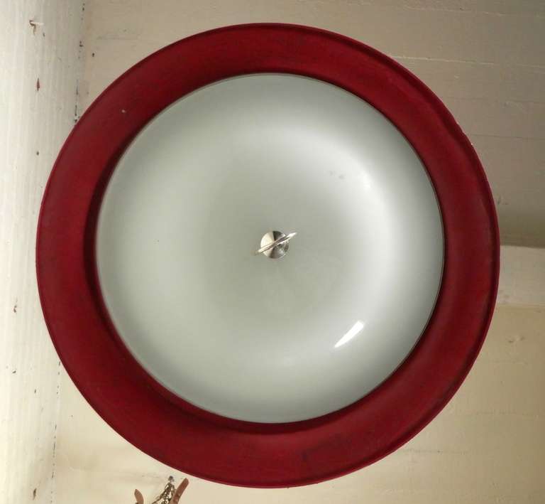 Lámpara colgante Funky Mid-Century Vintage UFO Saucer en venta 1