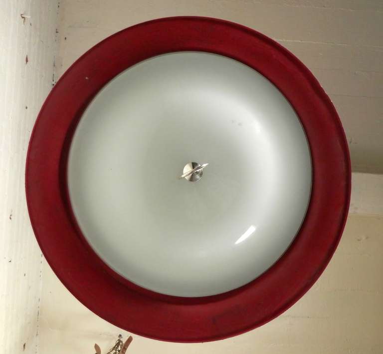 Mid-Century Modern UFO Saucer Pendant 1