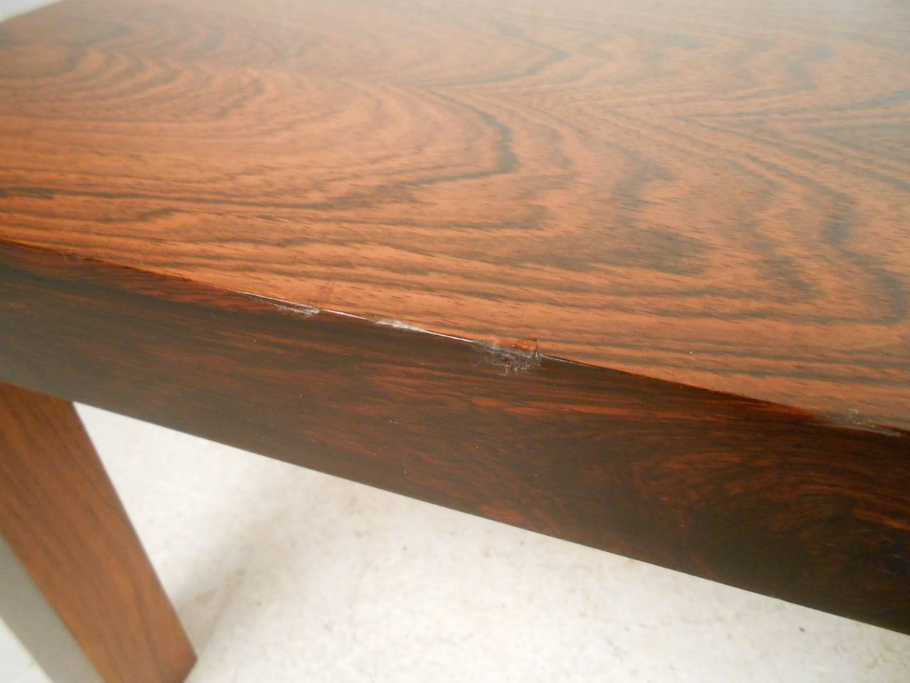 Scandinavian Modern Rosewood Coffee Table by Centrum Mobler In Good Condition For Sale In Brooklyn, NY