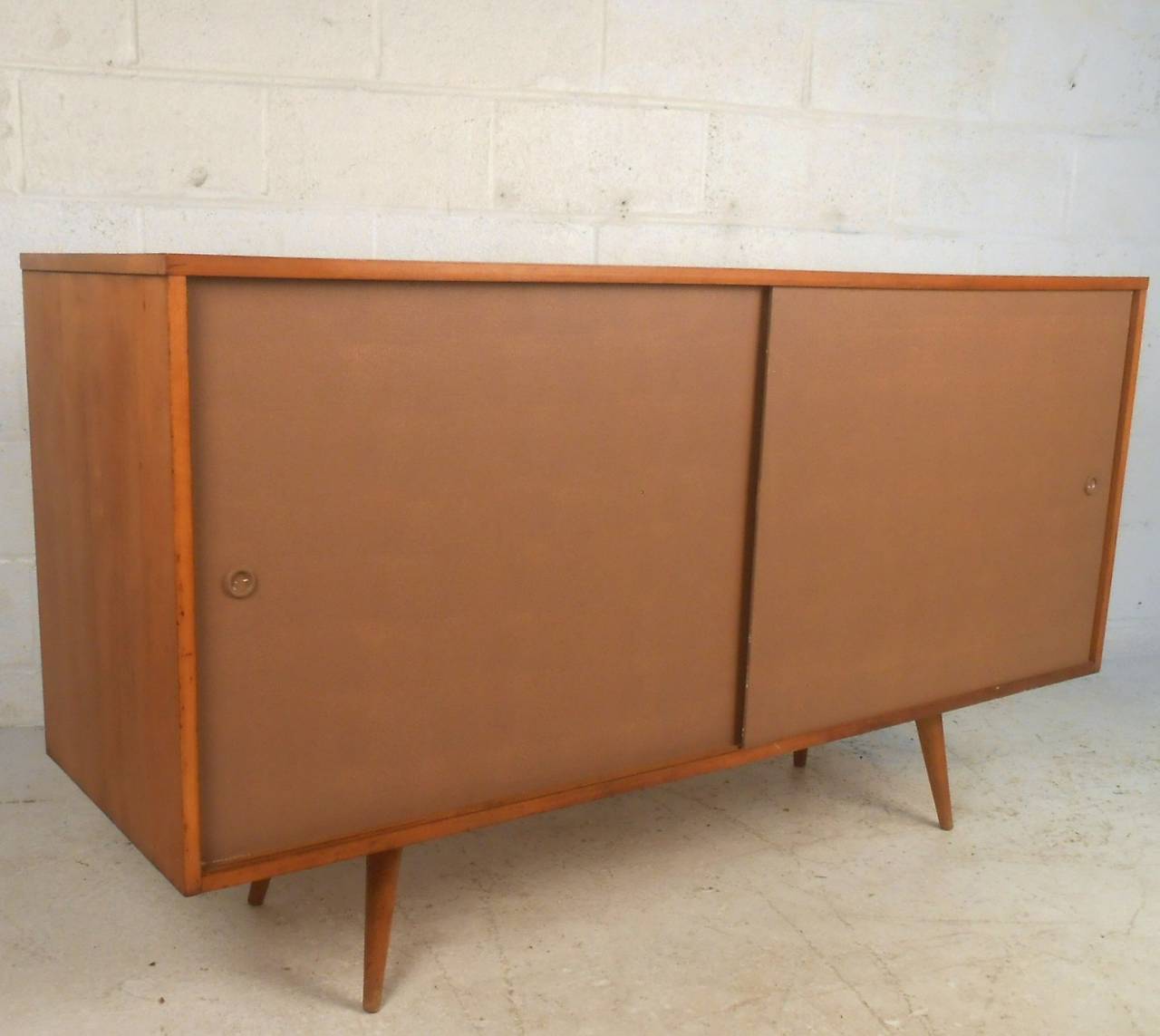 American Midcentury Paul McCobb Sliding Door Sideboard