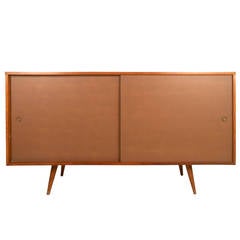 Midcentury Paul McCobb Sliding Door Sideboard 12