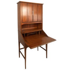 Mid-Century Modern Drexel Style Secretary Hutch