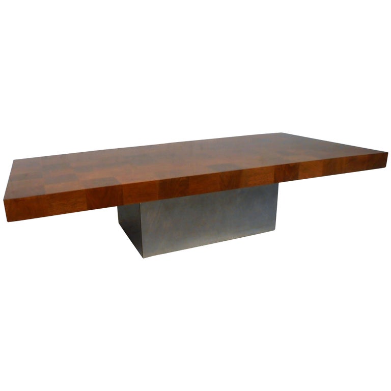 Milo Baughman Patchwork Coffee Table For Sale At 1stdibs