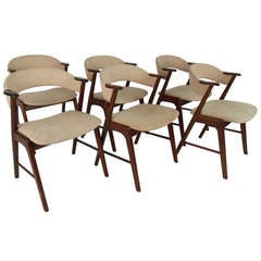 Kai Kristiansen Dining Chairs for Korup Stolefabrik
