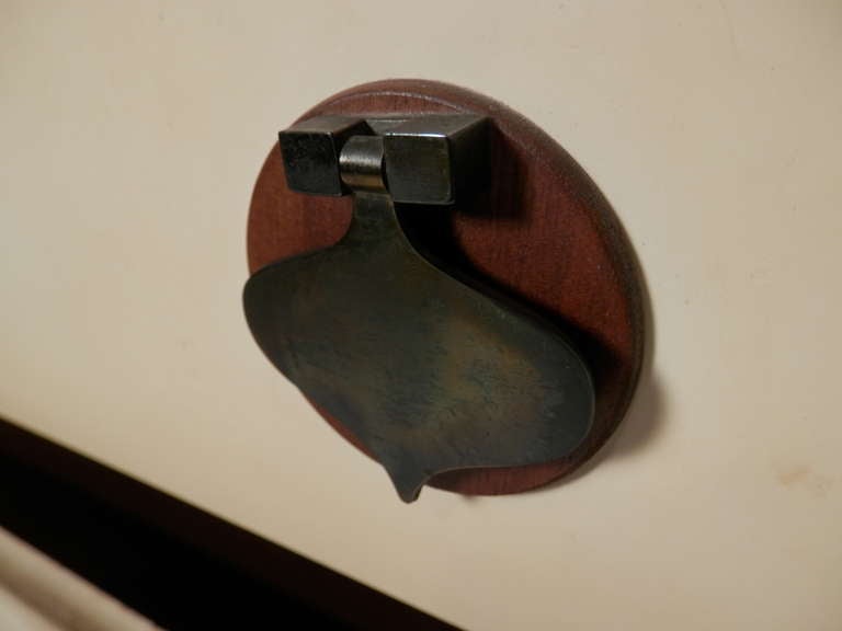 Mid-20th Century Vintage Spade Handle Dresser By Stanley