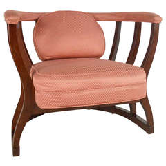 Vintage Mid-Century Modern Upholstered Sidechair 10