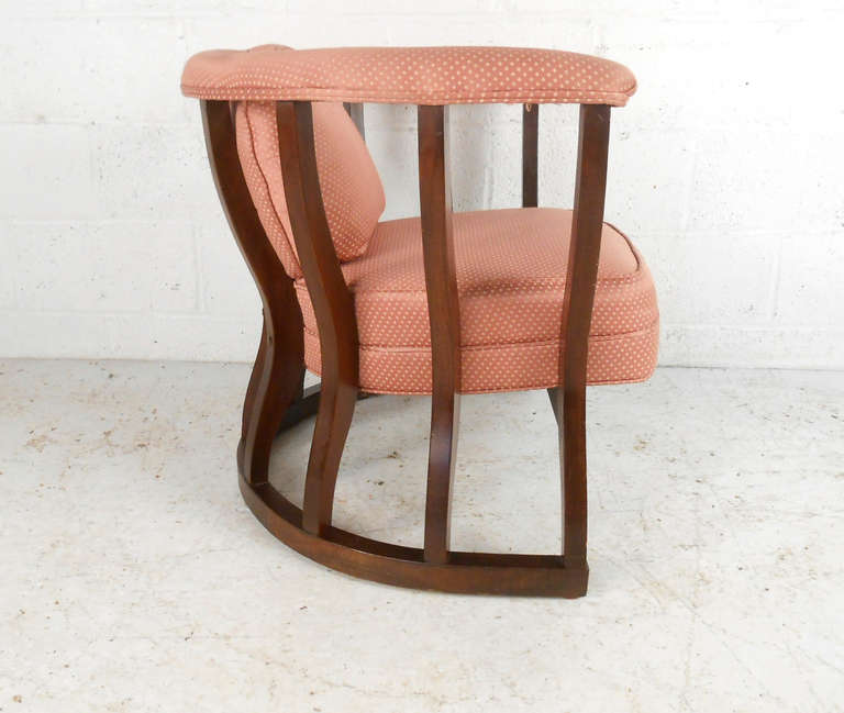 American Vintage Modern Walnut Side Chair For Sale