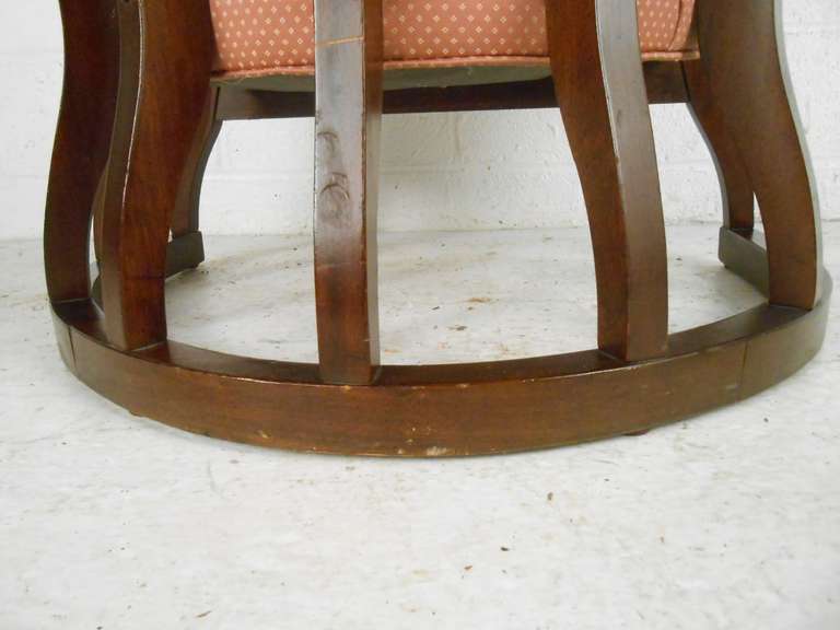 Vintage Modern Walnut Side Chair For Sale 2