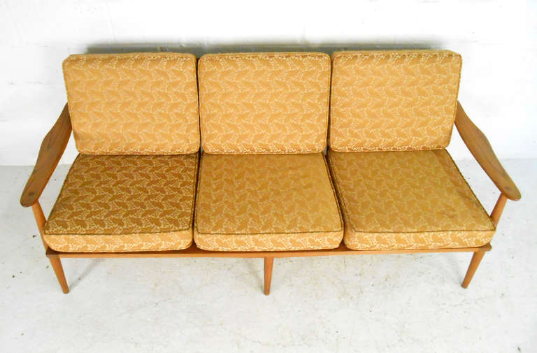 Three-Piece Mid-Century Modern Living Room Set For Sale at 1stDibs