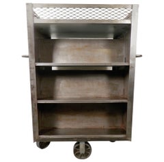 Large Industrial Metal Rolling Cart