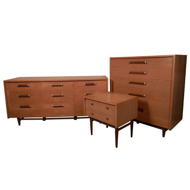 Rare Bedroom Set By American Of Martinsville At 1stdibs