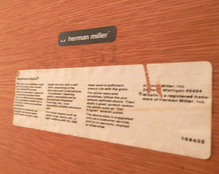 Mid-Century Modern Eames Designed Table for Herman Miller 5