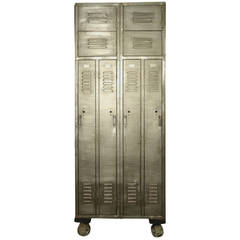 Vintage Industrial Locker Unit