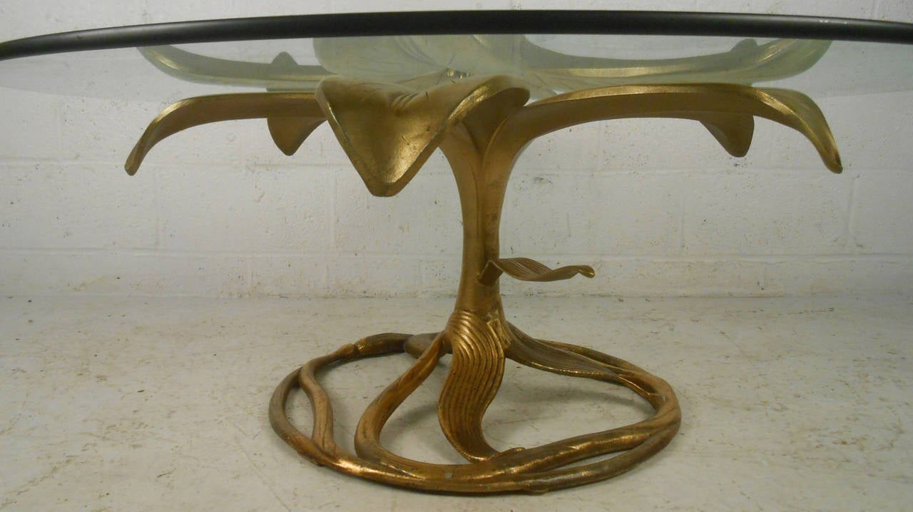 American Mid-Century Modern Arthur Court Lily Coffee Table