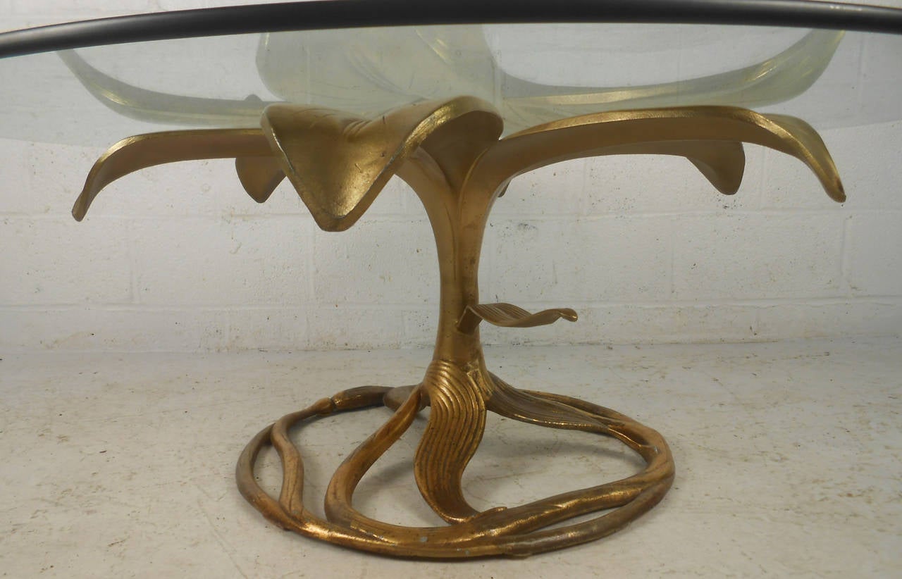 Mid-Century Modern Arthur Court Lily Coffee Table In Good Condition In Brooklyn, NY