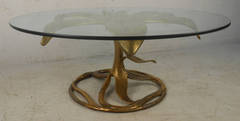 Mid-Century Modern Arthur Court Lily Coffee Table