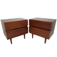 Pair Of Nightstands By American Of Martinsville